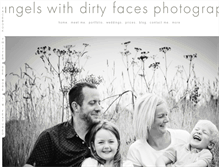 Tablet Screenshot of angelswithdirtyfacesphotography.com